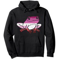Hoodie Pullover avec Drapeau LGBT Lesbien Frog Animal — Sweats à capuche pour hommes