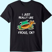 T-shirt pour hommes I Just Really Like Frogs — T-shirts pour hommes