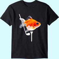 T-shirt Funny Pearlscale Goldfish pour hommes — T-shirts pour hommes