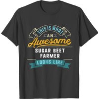 T-shirt pour hommes Agriculteur de Betteraves Sucrières