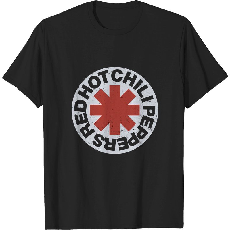 T-Shirt pour hommes Red Hot Chili Peppers en noir — T-shirts pour hommes