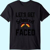 T-Shirt Homme Oktoberfest Let's Get Schnitzel Faced — T-shirts pour hommes