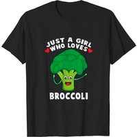 Just A Girl Who Loves Broccoli T-Shirt for Men