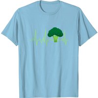 Broccoli Heartbeat Broccoli Lover T-Shirt for Men