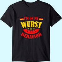 T-Shirt Costume Wurstfest Oktoberfest Allemand pour Hommes — T-shirts pour hommes