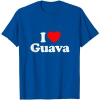 T-shirt I Love Guava Heart pour hommes - Noir
