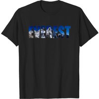 T-Shirt Mont Everest Peak pour Hommes - Noir — T-shirts pour hommes