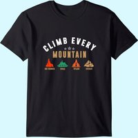 T-shirt Climb Every Mountain Space Splash Everest pour hommes — T-shirts pour hommes