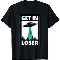 T-shirt Alien Get In Loser pour hommes — T-shirts pour hommes