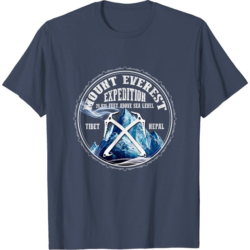 T-Shirt Homme Expedition Mont Everest - Noir — T-shirts pour hommes