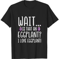 Eggplant Lover Men's T-Shirt - Black
