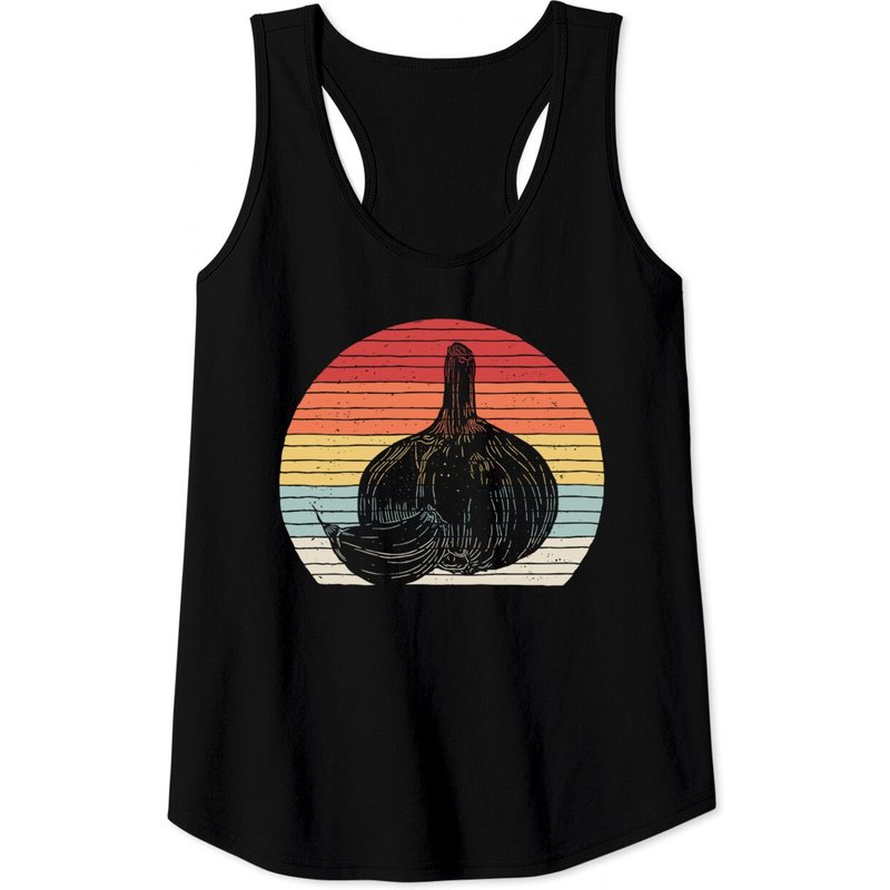 Débardeur Elephant Garlic pour hommes - Noir — T-shirts pour hommes