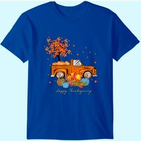 T-shirt Automne Feuille Camion Citrouille pour Hommes — T-shirts pour hommes