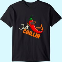T-shirt Just Chillin Chili Pepper pour hommes — T-shirts pour hommes