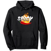 Spicy Hottie Chili Spice Pepper Food Lover Pullover Hoodie — Mens Hoodies