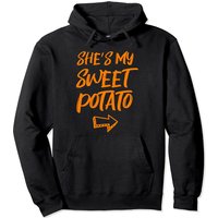 Hoodie Couple « She's My Sweet Potato » à Capuche Correspondante — Sweats à capuche pour hommes