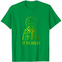 T-shirt de religion chrétienne St. Nicholas pour hommes — T-shirts pour hommes