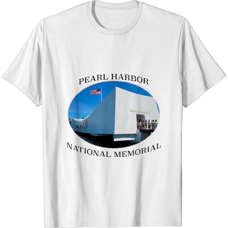 Pearl Harbor National Memorial USS Arizona Image T-Shirt for Men