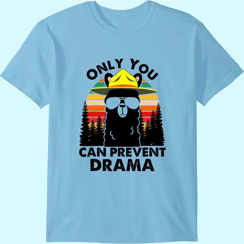 Only You Can Prevent Drama Farm Hat T-Shirt for Men — Mens T Shirts