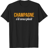 T-shirt pour hommes Champagne S'il Vous Plait Bonne Année — T-shirts pour hommes