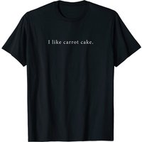 T-shirt Minimaliste J'aime le Gâteau aux Carottes pour Hommes — T-shirts pour hommes