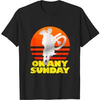 T-shirt On Any Sunday pour hommes en noir