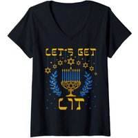 T-shirt Let's Get Lit Hanukkah pour hommes