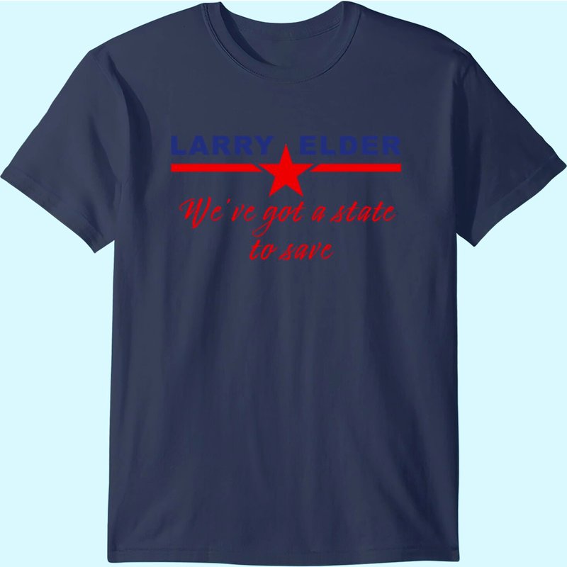T-shirt Larry Elder Californie USA Nous avons un État à sauver — T-shirts pour hommes