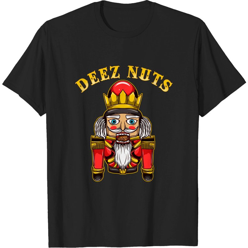 T-Shirt de Noël Inapproprié Deez Nuts pour Hommes — T-shirts pour hommes