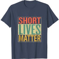 T-shirt Vintage Short Lives Matter pour Hommes