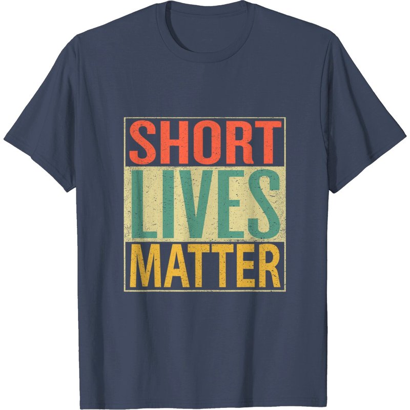 T-shirt Vintage Short Lives Matter pour Hommes — T-shirts pour hommes