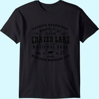 T-shirt de randonnée et camping pour hommes du parc national Crater Lake Oregon — T-shirts pour hommes