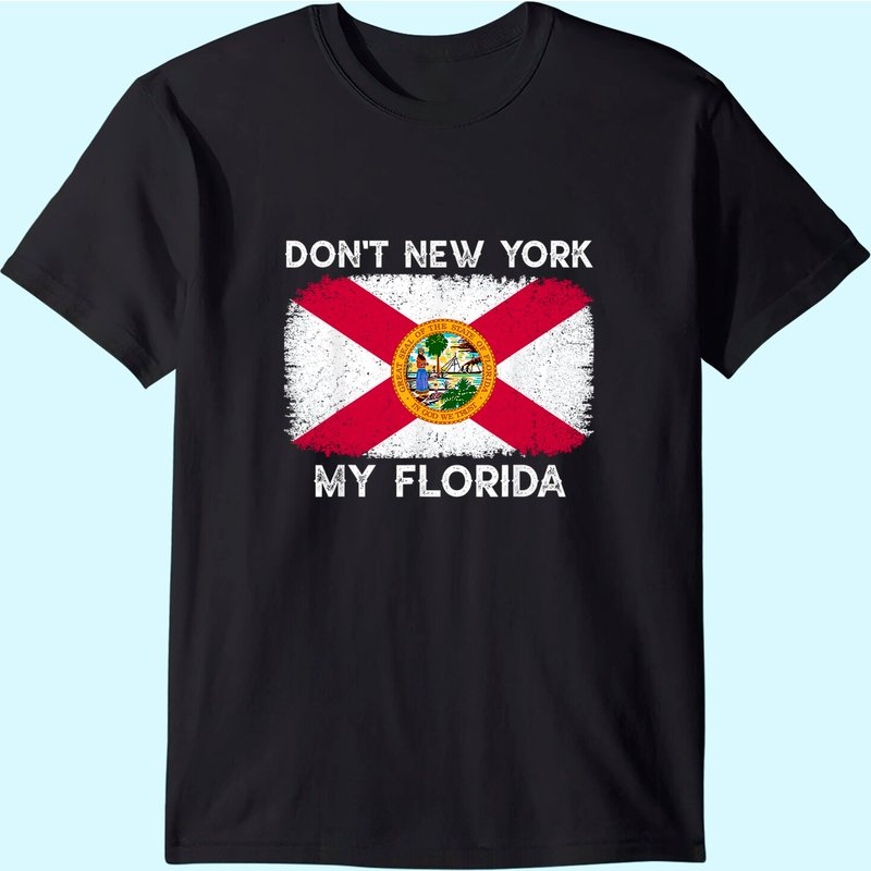 T-Shirt pour hommes Don't New York My Florida — T-shirts pour hommes