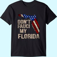 T-Shirt Vintage Don't Fauci My Flag Florida pour Hommes — T-shirts pour hommes