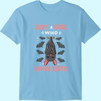 T-shirt Bat Just a Girl Who Loves Bats pour hommes — T-shirts pour hommes