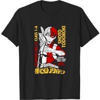 Shoto Todoroki Shirts Crew Neck Kids Anime T-shirt Graphic T Shirts Tops — T-shirts pour hommes