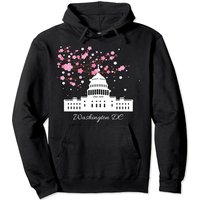 Washington Dc Capitol Building Cherry Blossoms Hoodie