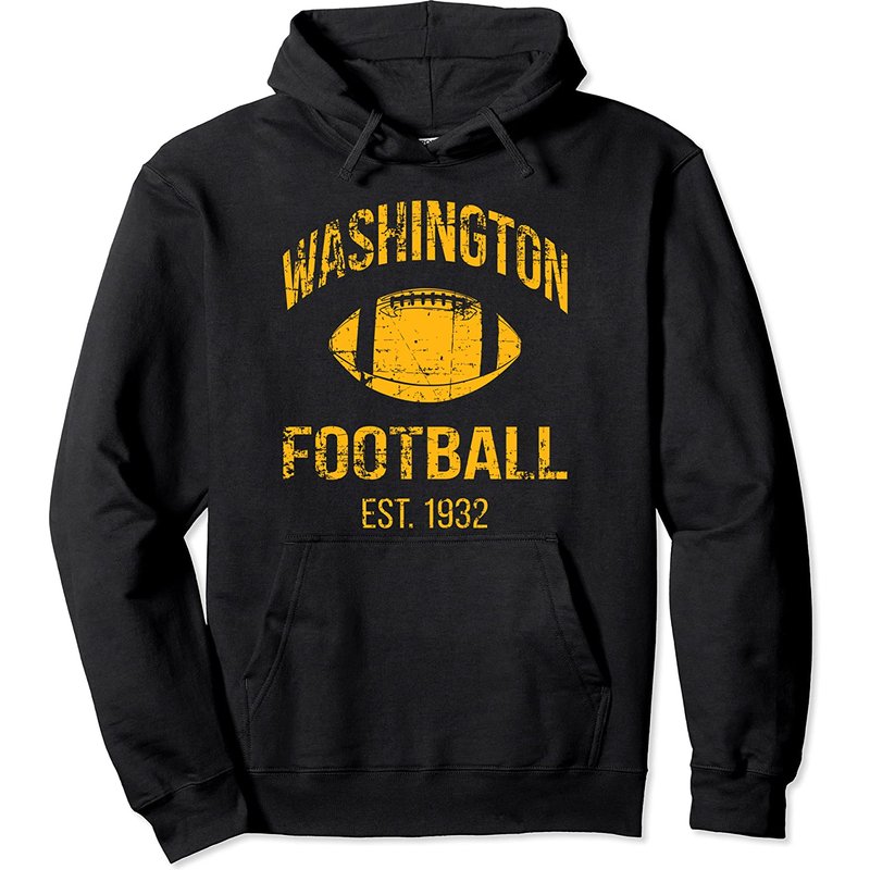 Vintage Washington Football Dc Sports Team And Fans Hoodie — Sweats à capuche pour hommes