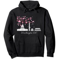 Washington Dc Monuments Memorials Cherry Blossoms Hoodie
