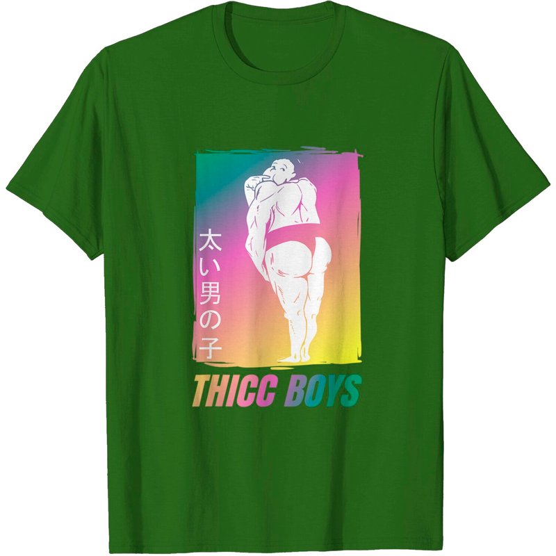 Thicc Boys Squad Sumo T-shirt For Anime Fans — T-shirts pour hommes