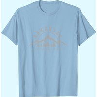 T-shirt pour hommes Arkansas Natural State Est. 1836 Mountains — T-shirts pour hommes
