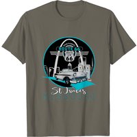 T-Shirt Souvenir de St Louis Missouri Route 66 Gateway Arch pour Hommes