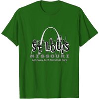 T-Shirt Souvenir du Parc National Gateway Arch pour Hommes — T-shirts pour hommes