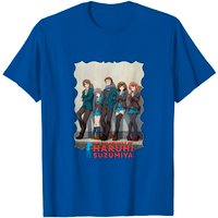 T-shirt Haruhi Suzumiya pour hommes - Noir — T-shirts pour hommes