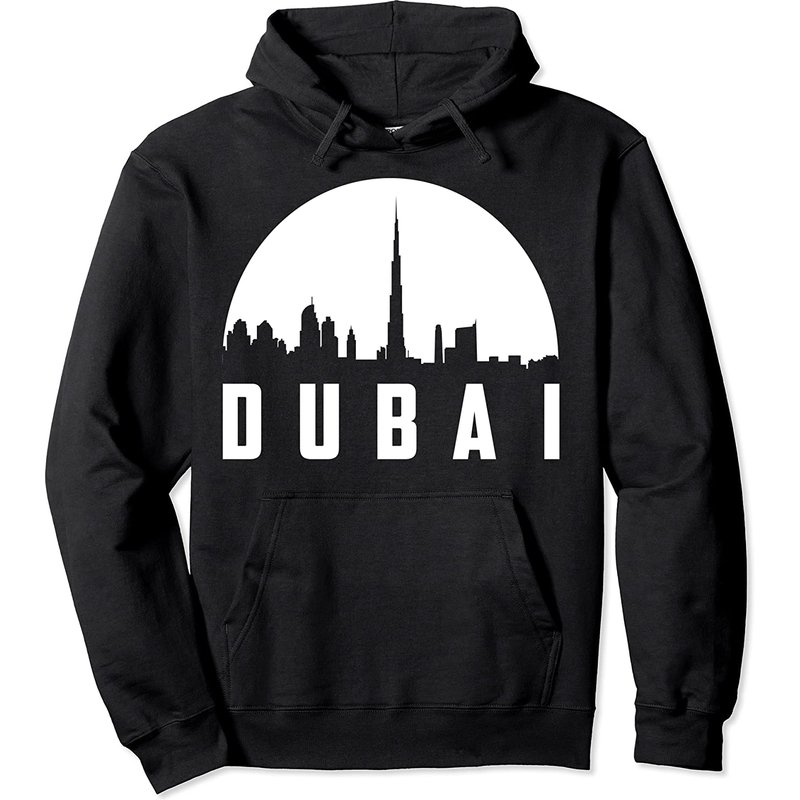 Hoodie Pullover Skyline de Dubaï pour Unisexe — Sweats à capuche pour hommes