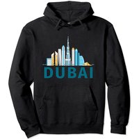 Hoodie Unisexe Skyline de la Ville de Burj Khalifa — Sweats à capuche pour hommes
