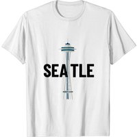 T-shirt souvenir Voyageur Space Needle de Seattle pour hommes — T-shirts pour hommes