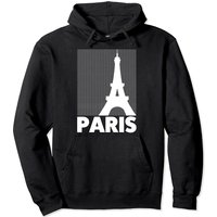 Cool Paris France Tees Hoodie à Capuche Skyline Abstrait de la Tour Eiffel