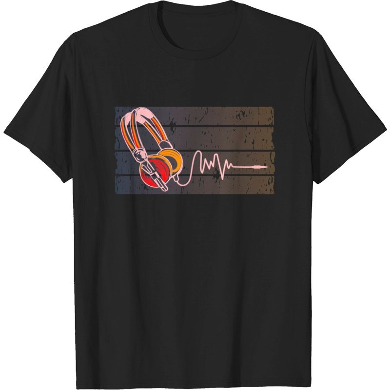 T-Shirt Électronique EDM Cadeau DJ Casque pour Hommes — T-shirts pour hommes