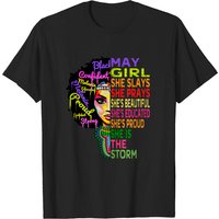 T-shirt d'anniversaire pour hommes : Les reines sont nées en mai